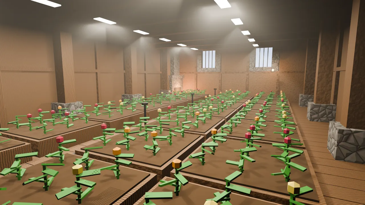 Concept art: Interior: farm